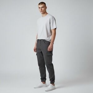 Projek Raw Cargo Pants Mens 36 Stretch Slim Fit Jogger Pockets Casual Modern‎